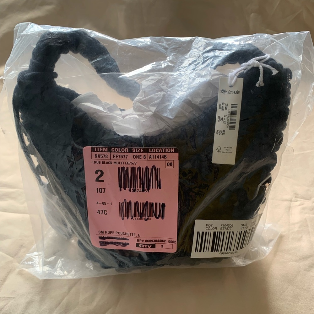 Madewell The Camren Rope Mini Bag Black - Picture 7 of 7